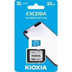 Kioxia 32GB Exceria Micro SDHC UHS-1 C10 100MB-sn