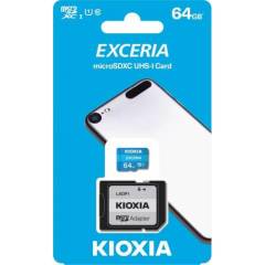 Kioxia 64GB Exceria Micro SDHC UHS-1 C10 100MB-sn