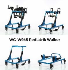 WOLLEX WG-W945 Pediatrik Walker (MAVİ)
