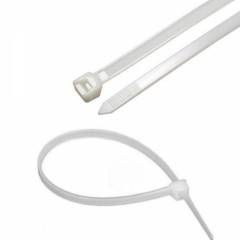 762 x 9 mm Beyaz Kablo Bağı & Plastik Kelepçe & Cırt Kelepçe 100 Adet (Paket)