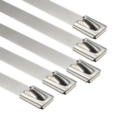 250 x 4,6 Paslanmaz Çelik Kablo Bağı Metalik 100 Adet (Paket)
