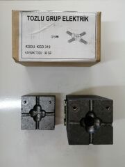 1x50 mm Çapraz Bağlantı  Bakır Alüminyum Termokaynak Potası Cadweld Bakır Kaynak