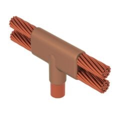 1x50mm Çift Hat + Q20mm Çubuk Ekleme  Bakır Alüminyum Termokaynak Potası Cadweld Bakır Kaynak