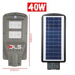 Güneş Enerjili Sokak Park Bahçe 40W DLS Solar Led Lamba