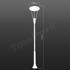 Tozlu T5235 45W Power LED Modern Aydınlatma Direği