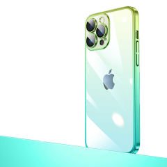 iPhone 13 Pro Max Kılıf Parlak Renk Geçişli Kamera Korumalı  Senkron Kapak