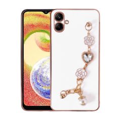 Samsung Galaxy A04 El Tutamaçlı Kamera Korumalı Taka Silikon Kapak kılıf