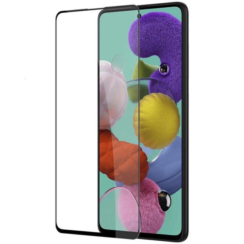 Samsung Galaxy A71 Kenarları Kırılmaya Dayanıklı Cam Ekran Koruyucu