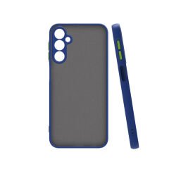 Samsung Galaxy S24 FE Kılıf Mat Kamera Korumalı Renkli Tuşlu Sert Silikon Hux Kapak