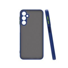 Samsung Galaxy S24 FE Kılıf Mat Kamera Korumalı Renkli Tuşlu Sert Silikon Hux Kapak