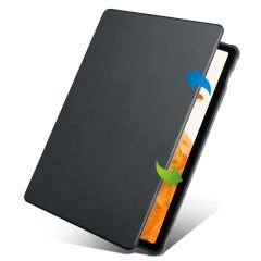 Samsung Galaxy Tab S10 Plus Kılıf Termik Kalem Bölmeli Dönebilen Standlı Kılıf