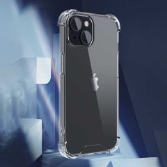 iPhone 14 Plus Kılıf Nitro Anti Shock Darbe Emici Köşe Korumalı Şeffaf Silikon Kapak