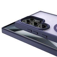 Samsung Galaxy S23 Ultra Kılıf Magsafe Şarj Özellikli Mat Arka Yüzey Sio Kapak