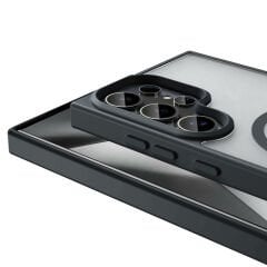 Samsung Galaxy S23 Ultra Kılıf Magsafe Şarj Özellikli Mat Arka Yüzey Sio Kapak