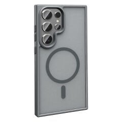 Samsung Galaxy S23 Ultra Kılıf Magsafe Şarj Özellikli Mat Arka Yüzey Sio Kapak