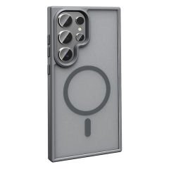 Samsung Galaxy S23 Ultra Kılıf Magsafe Şarj Özellikli Mat Arka Yüzey Sio Kapak