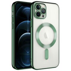 iPhone 13 Pro Max Kılıf Kamera Korumalı Kablosuz Wireless Şarj Özellikli Demre Kapak
