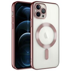 iPhone 13 Pro Max Kılıf Kamera Korumalı Kablosuz Wireless Şarj Özellikli Demre Kapak