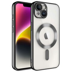 iPhone 13 Kılıf Kamera Korumalı Kablosuz Wireless Şarj Özellikli Demre Kapak