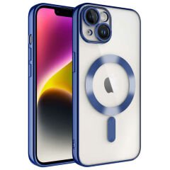 iPhone 13 Kılıf Kamera Korumalı Kablosuz Wireless Şarj Özellikli Demre Kapak
