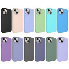 iPhone 14 Plus Kılıf Sıvı Teknolojili Silinebilir Sert Kivi Kapak