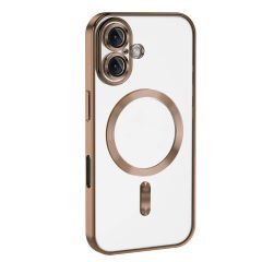 iPhone 16 Plus Kılıf Kamera Korumalı Kablosuz Wireless Şarj Özellikli Demre Kapak