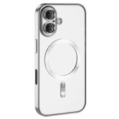 iPhone 16 Plus Kılıf Kamera Korumalı Kablosuz Wireless Şarj Özellikli Demre Kapak
