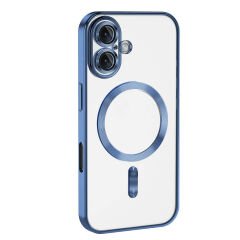iPhone 16 Plus Kılıf Kamera Korumalı Kablosuz Wireless Şarj Özellikli Demre Kapak