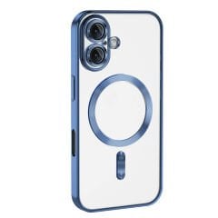 iPhone 16 Plus Kılıf Kamera Korumalı Kablosuz Wireless Şarj Özellikli Demre Kapak