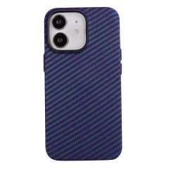 iPhone 12 Kılıf Karbon Fiber Tasarımlı Karbono Kapak