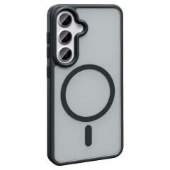 Samsung Galaxy S23 FE Kılıf Magsafe Şarj Özellikli Mat Arka Yüzey Sio Kapak