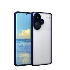 Xiaomi Redmi Note 13 5G Kılıf Mat Kamera Korumalı Renkli Tuşlu Sert Silikon Hux Kapak