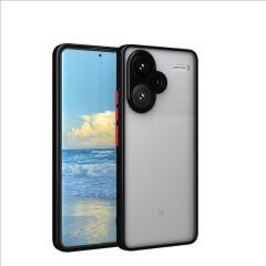 Xiaomi Redmi Note 13 5G Kılıf Mat Kamera Korumalı Renkli Tuşlu Sert Silikon Hux Kapak