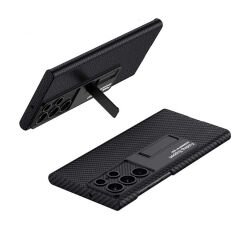 Samsung Galaxy S22 Ultra Kılıf Kıpta Standlı Kapak