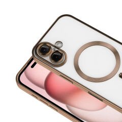 iPhone 16 Kılıf Kamera Korumalı Kablosuz Wireless Şarj Özellikli Demre Kapak