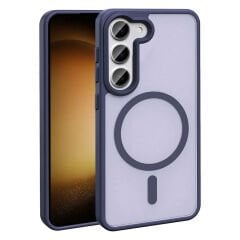 Samsung Galaxy S23 Kılıf Magsafe Şarj Özellikli Mat Arka Yüzey Sio Kapak