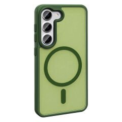 Samsung Galaxy S23 Kılıf Magsafe Şarj Özellikli Mat Arka Yüzey Sio Kapak