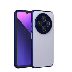 Xiaomi Redmi 14C 4G Kılıf Mat Kamera Korumalı Renkli Tuşlu Sert Silikon Hux Kapak