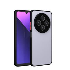 Xiaomi Redmi 14C 4G Kılıf Mat Kamera Korumalı Renkli Tuşlu Sert Silikon Hux Kapak