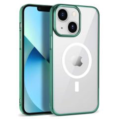 iPhone 13 Kılıf  Wireless Şarj Özellikli Pixel Magsafe Kapak