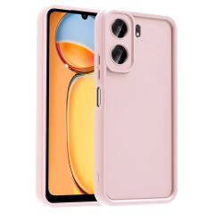 Xiaomi Poco C65 Kılıf Kamera Korumalı Ananas Kapak