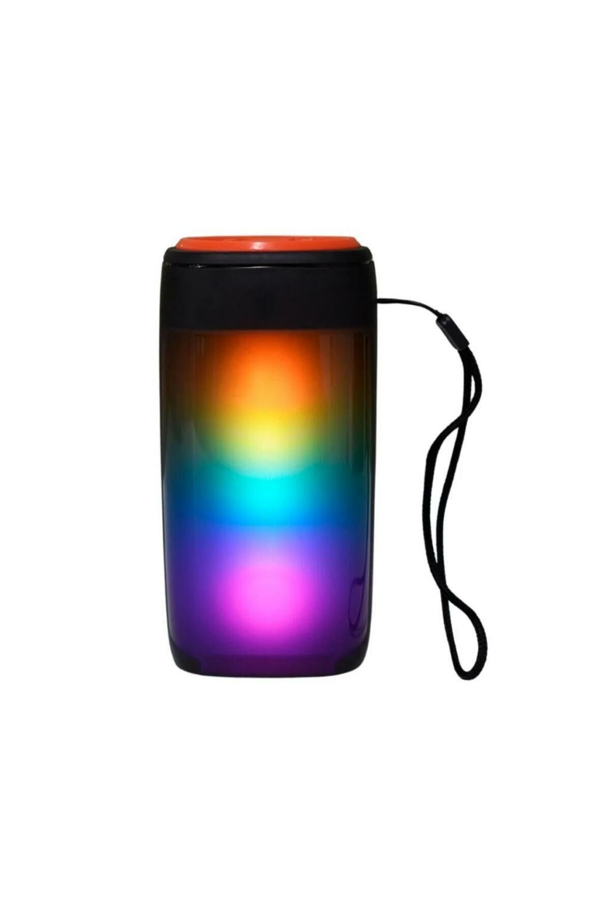 GTS-1732 Rgb Ledli Bluetooth Hoparlör Usb-Tf-Fm Radyo