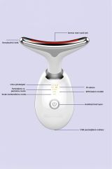 ES-1081 Yüz Ve Boyun Kırşıklık Giderici Ems Güzellik Cihazı Gıdık,Sarkma,Kırışıklık Önleyici