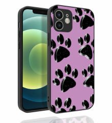 iPhone 12 Kılıf Desenli Kamera Korumalı Parlak Nora Kapak