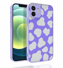 iPhone 12 Kılıf Desenli Kamera Korumalı Parlak Nora Kapak