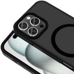 iPhone 16 Pro Max Kılıf Kablosuz Şarj Özellikli Mat Arka Yüzey Sio Kapak