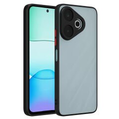 Xiaomi Redmi 13 4G Kılıf Mat Kamera Korumalı Renkli Tuşlu Sert Silikon Hux Kapak