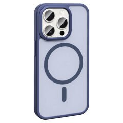 iPhone 15 Pro Kılıf Magsafe Şarj Özellikli Mat Arka Yüzey Sio Kapak