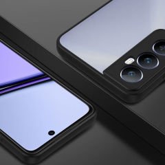 Realme C65 4G Kılıf Mat Kamera Korumalı Renkli Tuşlu Sert Silikon Hux Kapak