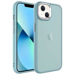iPhone 13 Kılıf Buzlu Sert PC  May Kapak